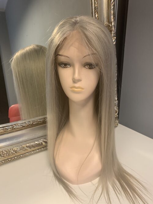 Vivien Lux – Luksusowa Peruka Blond popielaty Włosy Naturalne pod indywidualne zamówienie