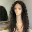 Peruka Włosy Naturalne Kręcone w kolorze ciemny brąz Megan loki długa 65 cm