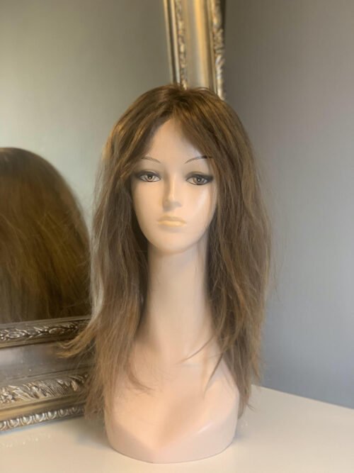 Luksusowa Peruka Włosy Naturalne Sofija w kolorze szatyn 50 cm